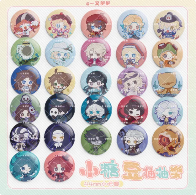 Jeu identité VJoseph Desaulniers Luca Balsa dessin animé métal Badge broche Collection Itabag bouton Anime accessoires cadeaux de noël
