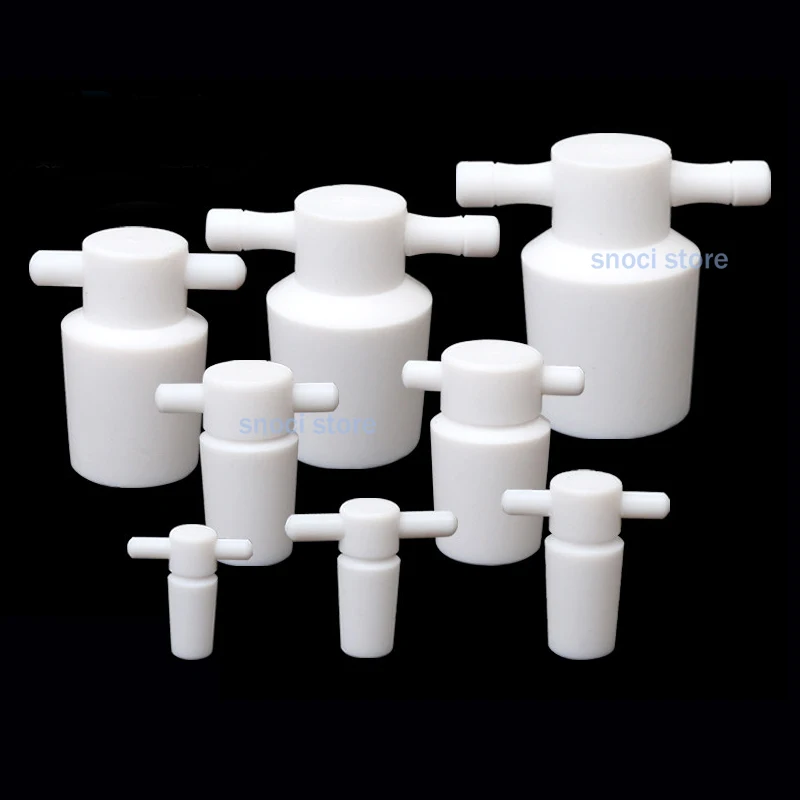 Lab PTFE standard-mouth stopper solid stopper triangular-burning bottle stopper/PTFE Volumetric flask Plug 10#12#14#19#24#29#34