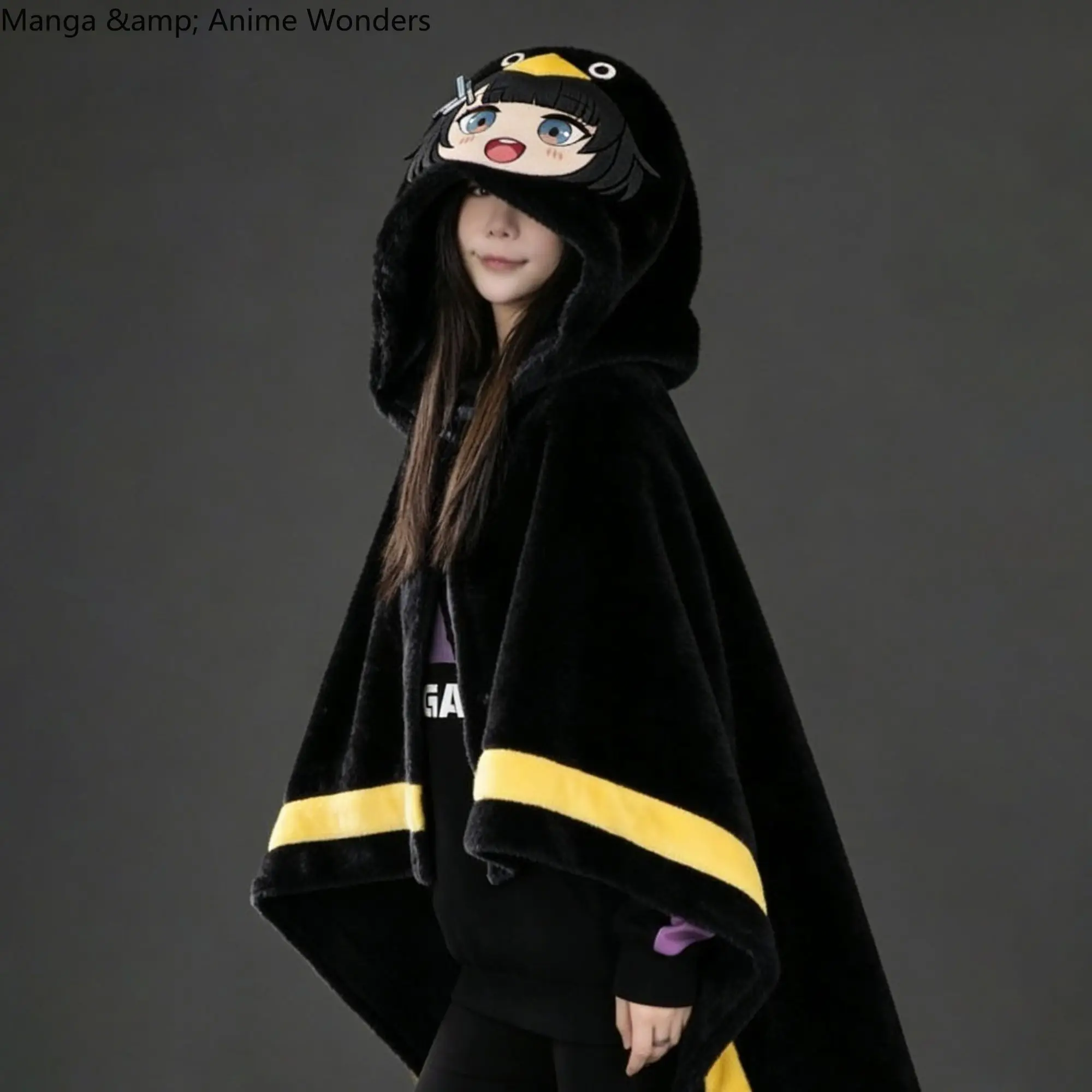 

Arknights:Endfield Endmin Cosplay Cartoon Cloak Cape Shawl Coat Air Conditioning Blanket Nap Covers Blankets Clothing Halloween