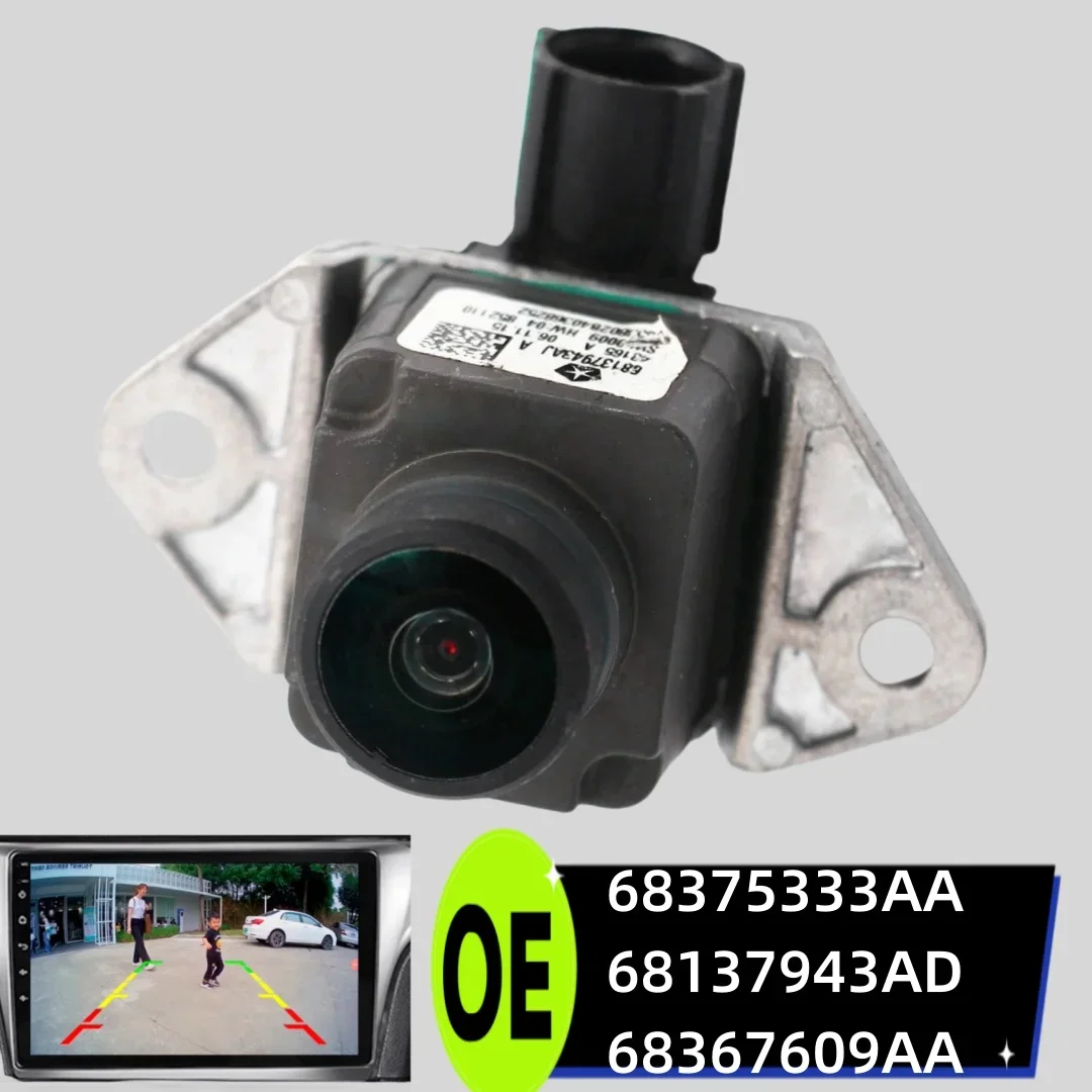 OEM 68375333AA 68137943AD 68367609AA for Jeep Grand Cherokee 2014 2015 2016 2017 2018 Rear View Backup Parking Vehicle HD Camera