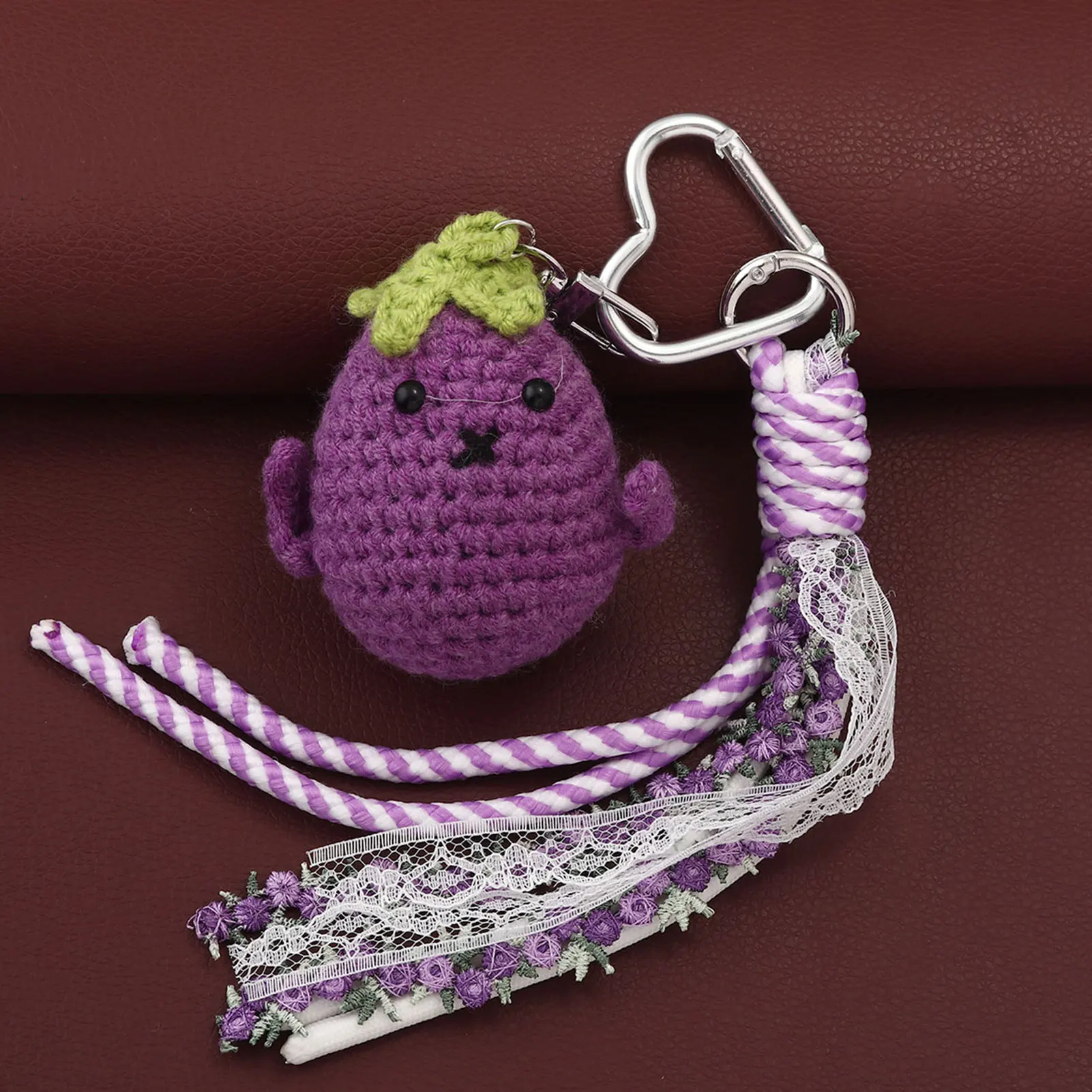 المألوف محبوك الفاكهة الخضار حقيبة قلادة ملونة الليمون القرع الملفوف الخيار الذرة الجزرة المرأة مجوهرات الإكسسوار هدية