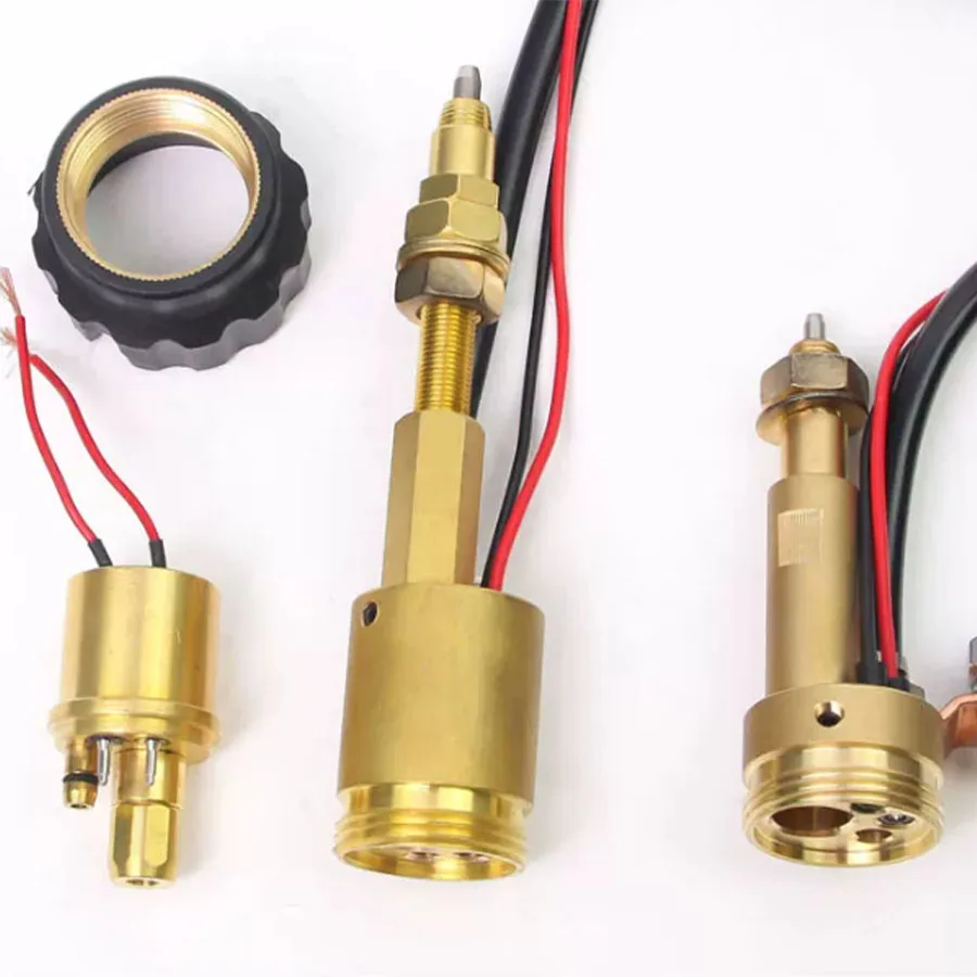European welding gun main body socket interface, wire feeder interface, secondary protection welding gun base copper joint