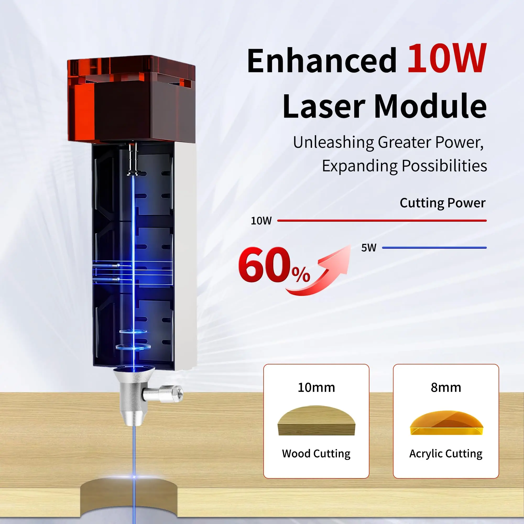 DIY Laser Engraver 10W Cutting Machine Air Assist 10w Nozzle Laser Printer CNC Router Laser Engraving