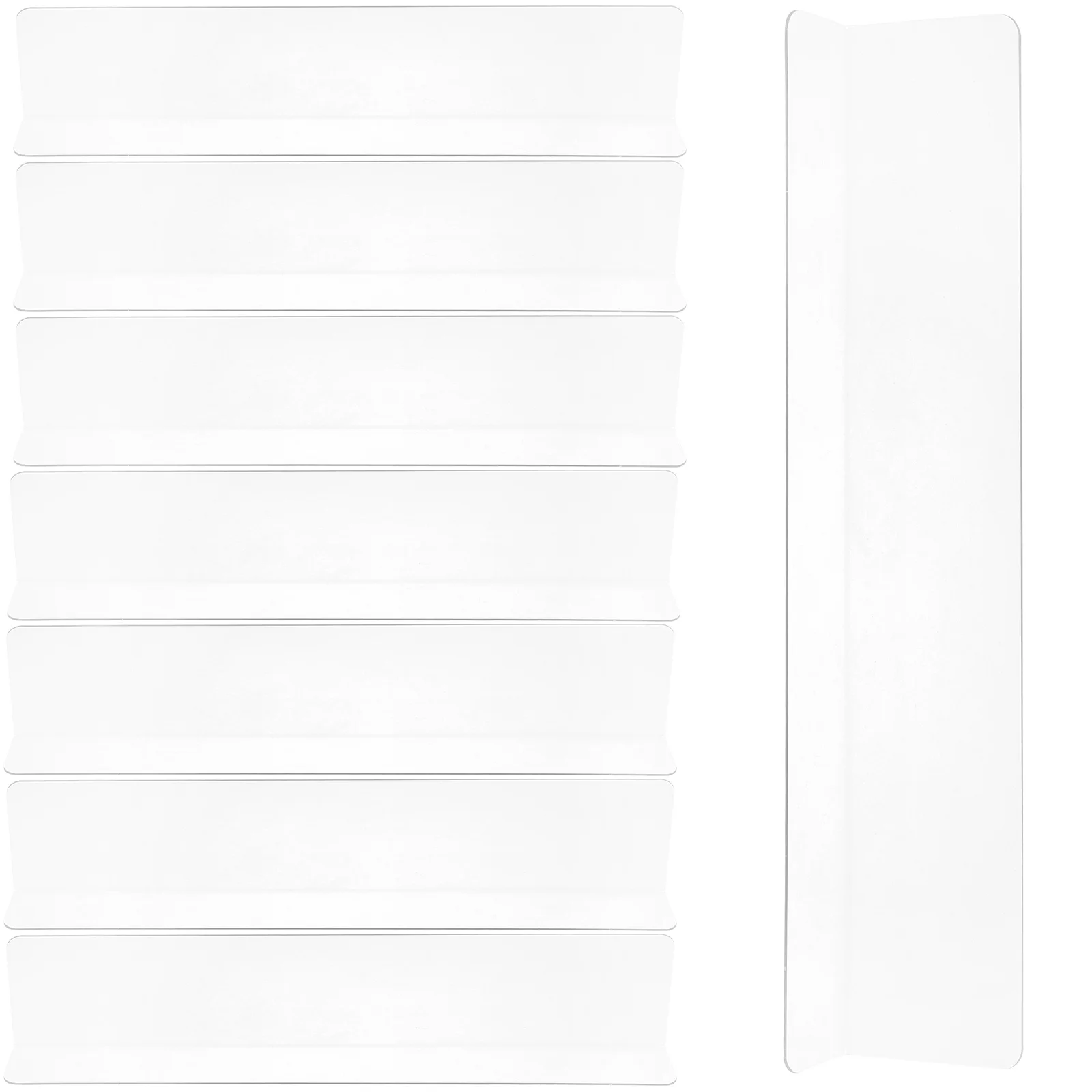Casa para perros y mascotas, bloqueadores de jaula flexibles transparentes de 35x7cm para animales pequeños, conejillo de indias, hámster, parque infantil, piezas de muebles, 8 Uds.