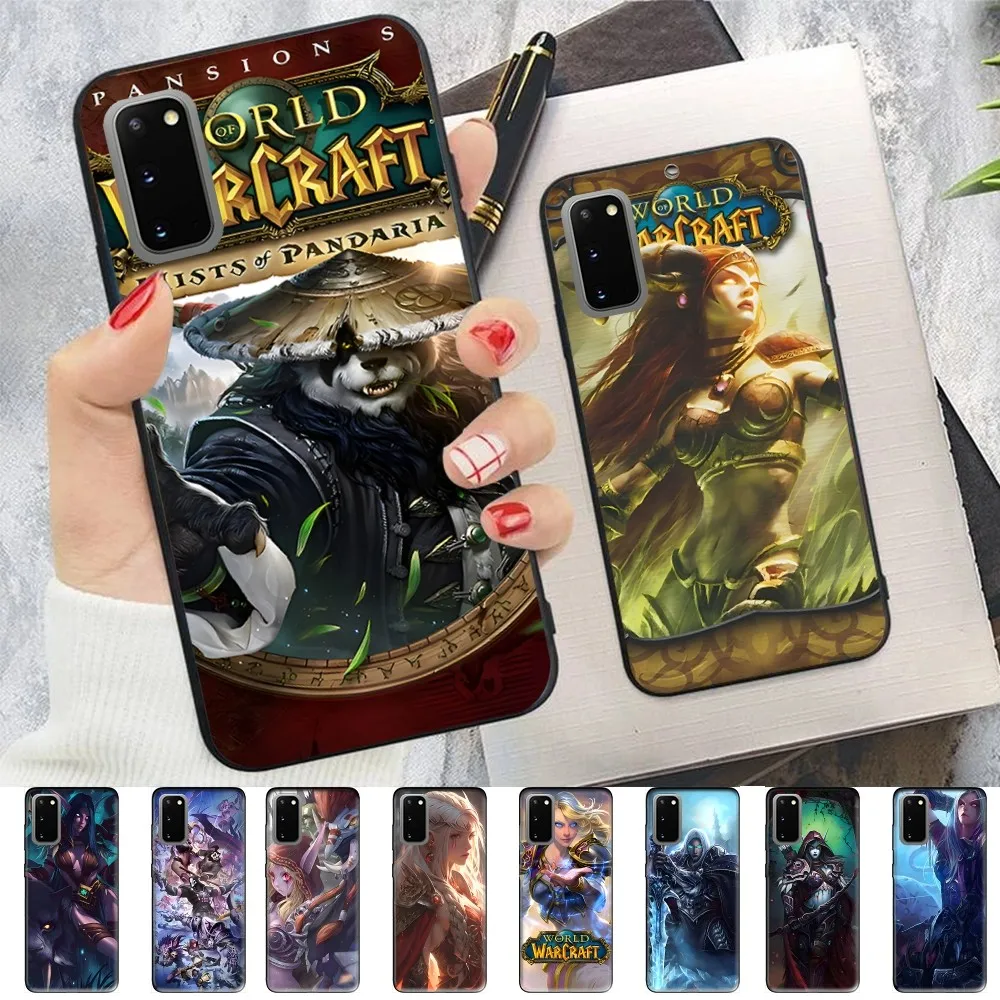 

W-World Of W-Warcraft Mousepad For Samsung S 9 10 20 21 22 23 30 23 24 plus lite Ultra FE S10lite Fundas