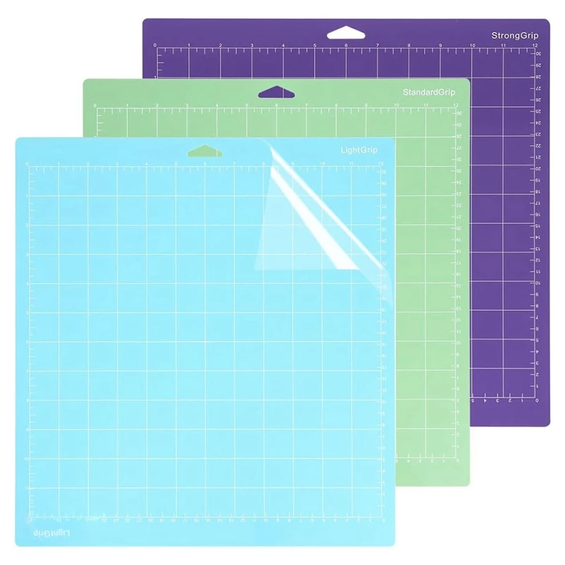 3 Pack Cutting Mat, Lettering Machine Mat, Self-Healing, Rotary Cutting Mat For Sewing 12X12inch-AT64