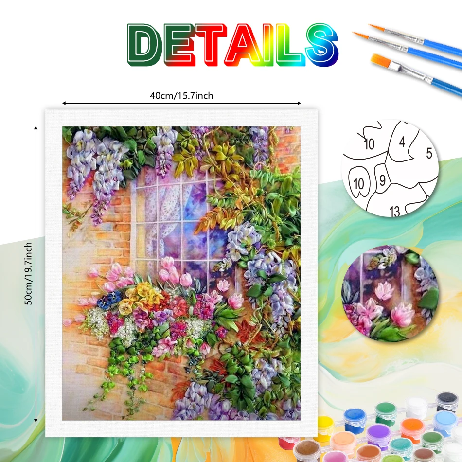 PhotoCustom DIY 수공예 유화, 숫자 별 자 - Linen Fabric Natural 리뷰 및 가격