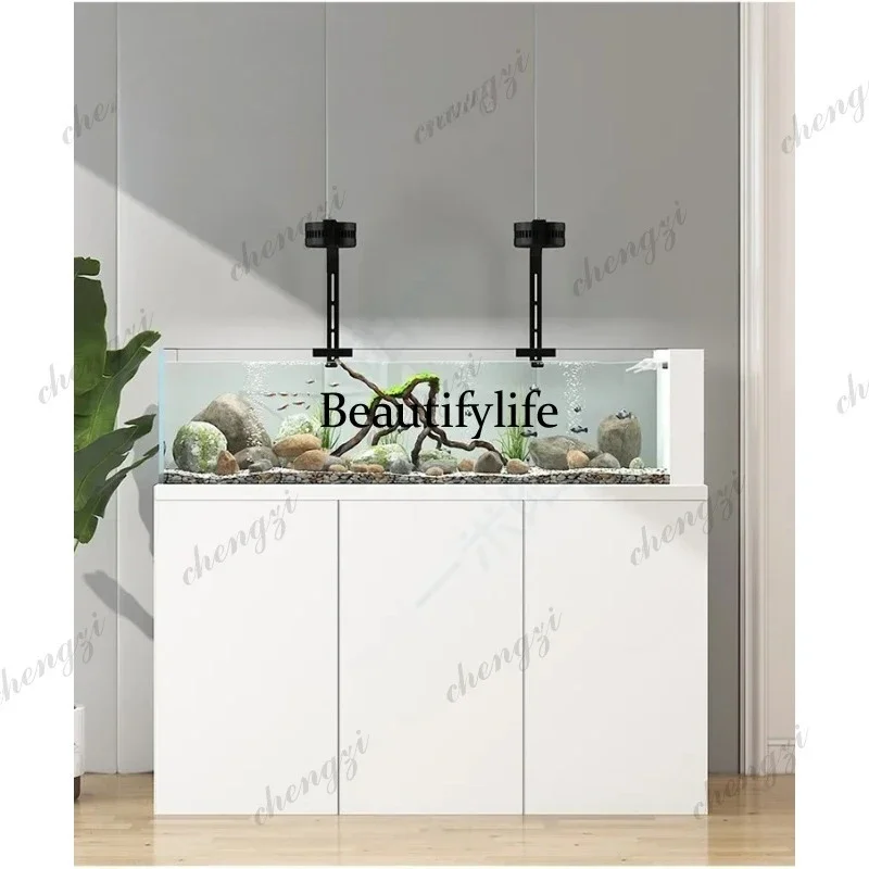 M138 Originality Fish Tanks Aquariums Cabinet Multifunction Living Room Luxury Aquariums Modern Arowana Pet Products