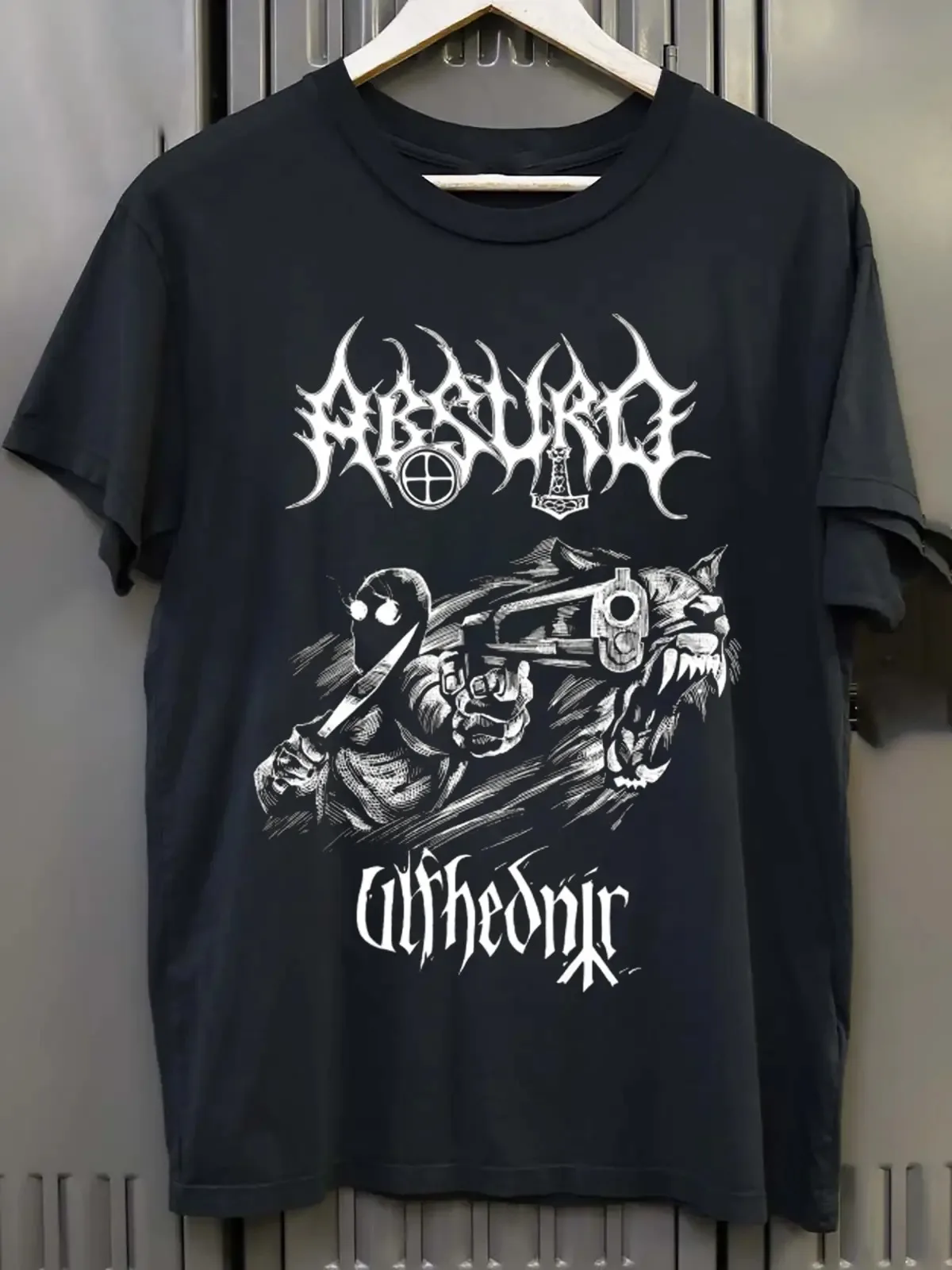 

ABSURD Band Ulfhednir Short Sleeve T Shirt Full Size S-5XL