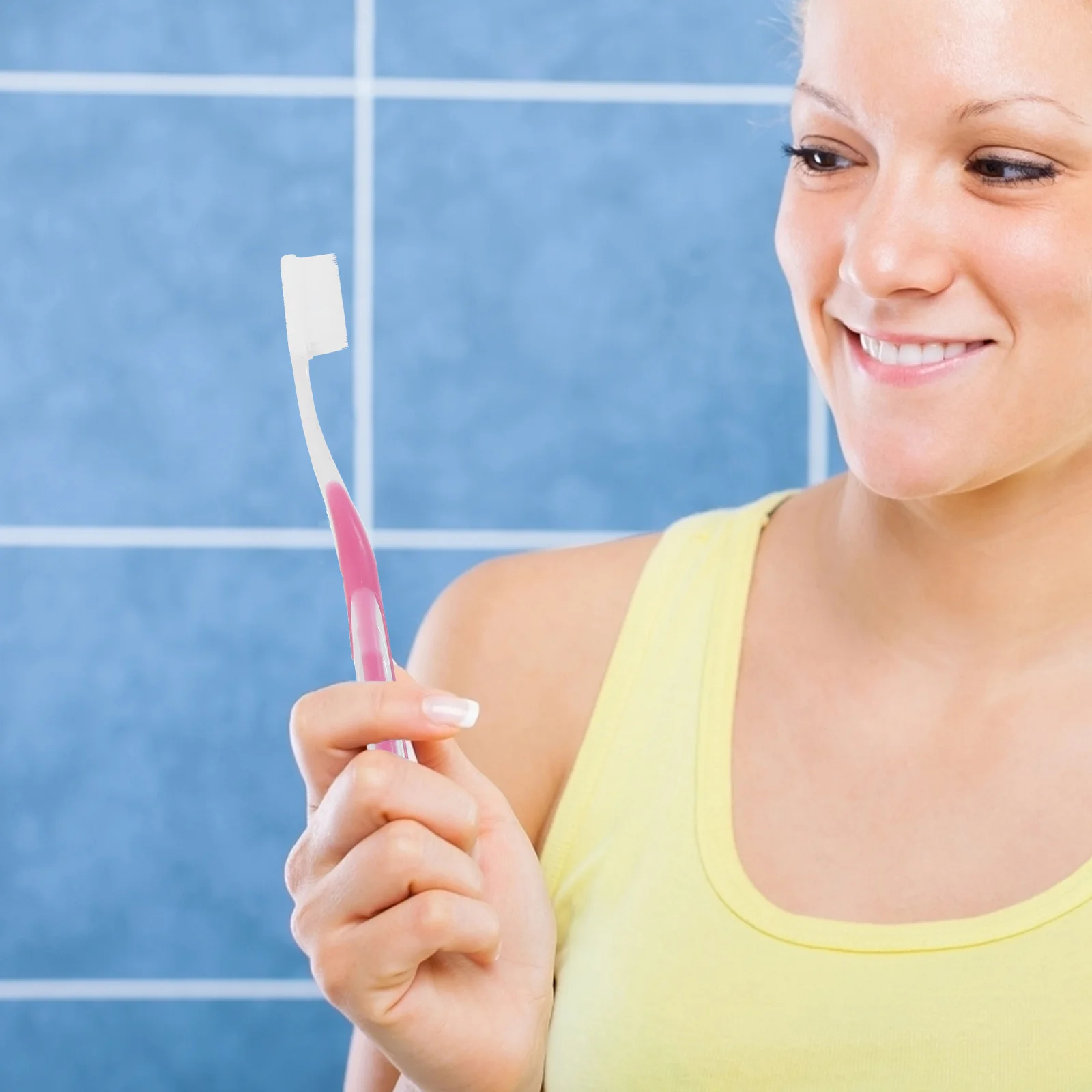 

12Pcs Nano Toothbrush Soft Bristles Large Head Manual Toothbrush for Sensitive Gums Portable Household Travel Soft