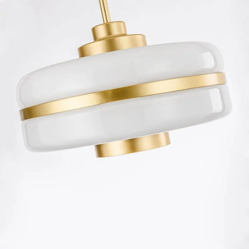 Designer Milky White Glass Pendant Lights Suspension Fixtures For Kitchen Dining Living Room Cafe Bar Counter LED Table Lights
