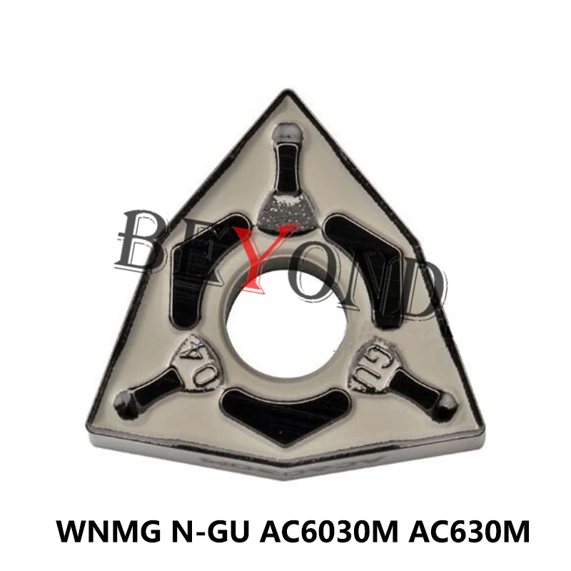 Original WNMG080404N-GU AC630M WNMG080408N-GU AC6030M AC6040M WNMG080412N-GU Carbide Inserts CNC Lathe Cutter WNMG For Stainless