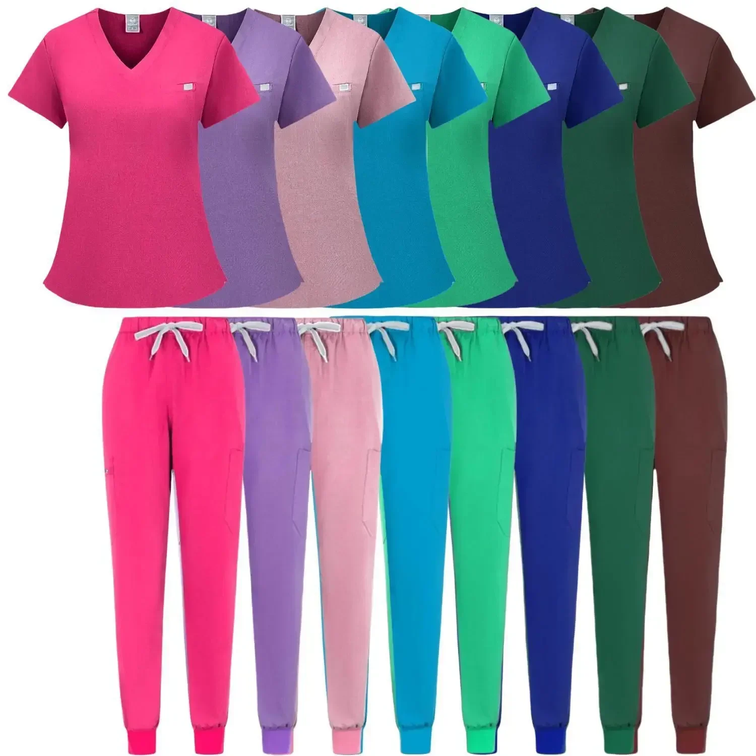 Wholesale Operating Room Medical Uniform Scrubs Hospital Working Scrubs Set Medical Supplies Nurse Dental Surgery Suit Workwear