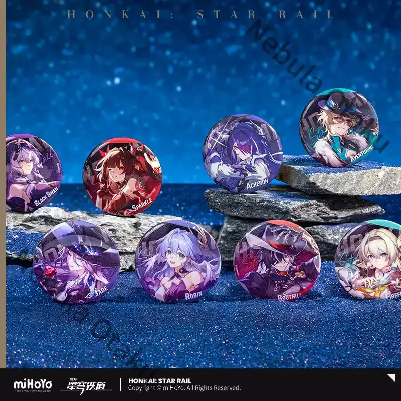 Honkai: Star Rail Phainon Robin Interstellar Travel Series Tinplate Badge Cosplay Official Quality Goods Exquisite Souvenir Gift