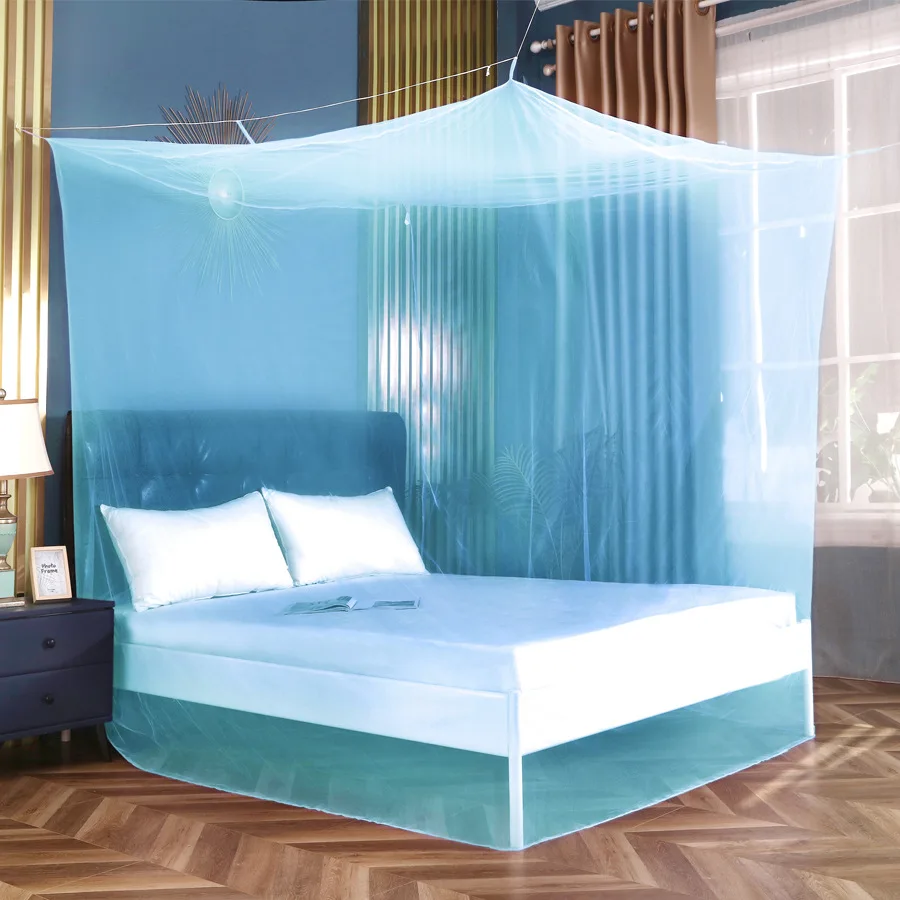 

Квадратная простая портативная бесцветная москитная сетка для внутреннего и наружного кемпинга, защита от комаров