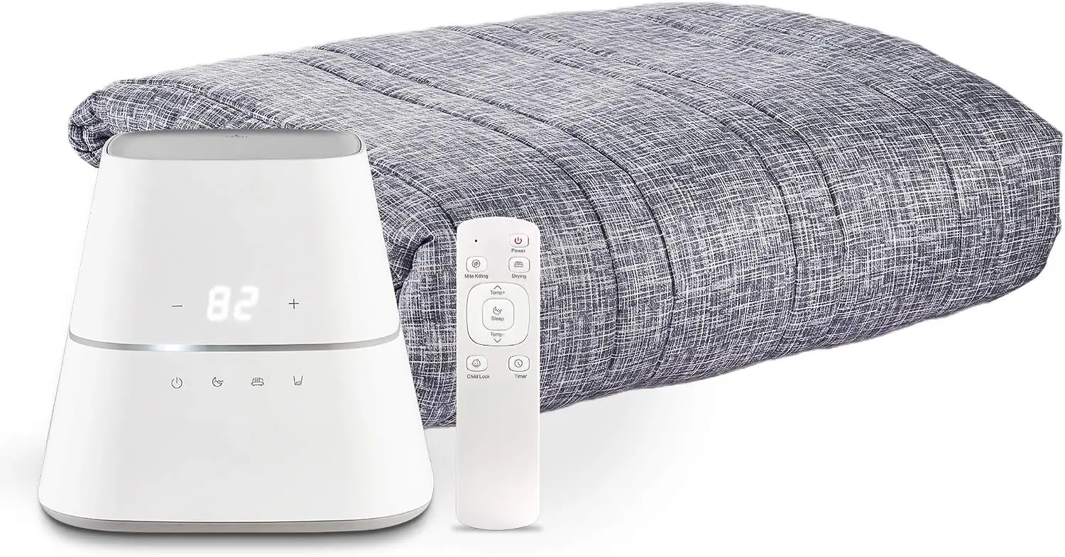 AquaPad CozyFlow Water Heated Mattress Pad, No Electric Wire, All Digital, 5 YR Warranty, AirQuiet and Dual-Tank Technology, ETL