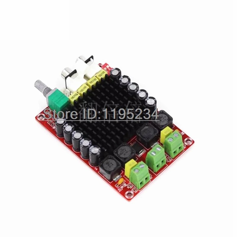 1pcs XH-M510 High Power Digital Amplifier Board 100Wx2 Overheat Protection TDA7498 Audio Stereo Amplifier Board DC14-34V