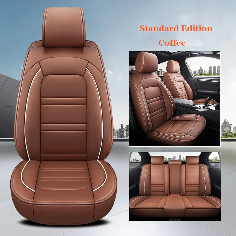 

Universal Leather Car Seat Cover For Lincoln All Models Navigator MKS MKZ MKC MKX MKT Car Accessories Wear-resisting Protector