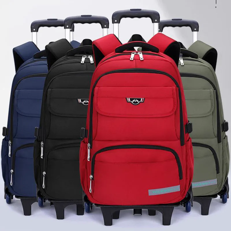

New Universal Wheel Backpack Men Back To School Bag for Boys Mochila Para Viaje Trolley Mochilas Impermeables Sac À Dos Homme