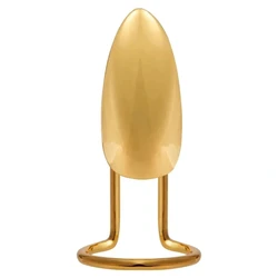 Vintage Creative Gold Metal Irregular Fingertip Armour Ring Open Nail Rings For Women Girls Elegant Statement Jewelry Gifts