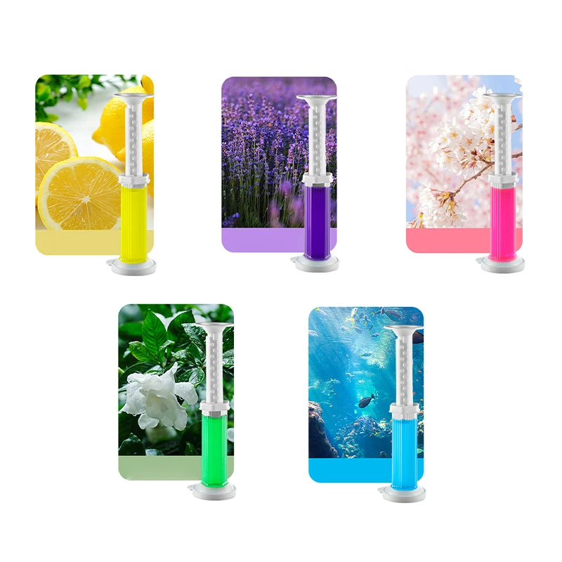 New Syringe Flower Gel Toilet Cleaners Indoor Bathroom And Toilet Fragrance Cleaning Tools Deodorizing Home Cleaning Products