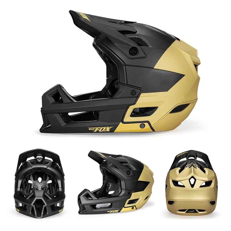 BATFOX Full Face Fahrradhelm Männer Frauen Downhill Off-Road Radfahren Motorrad Outdoor Sport Schutz Sicherheit MTB Fahrradhelme – Detail 16