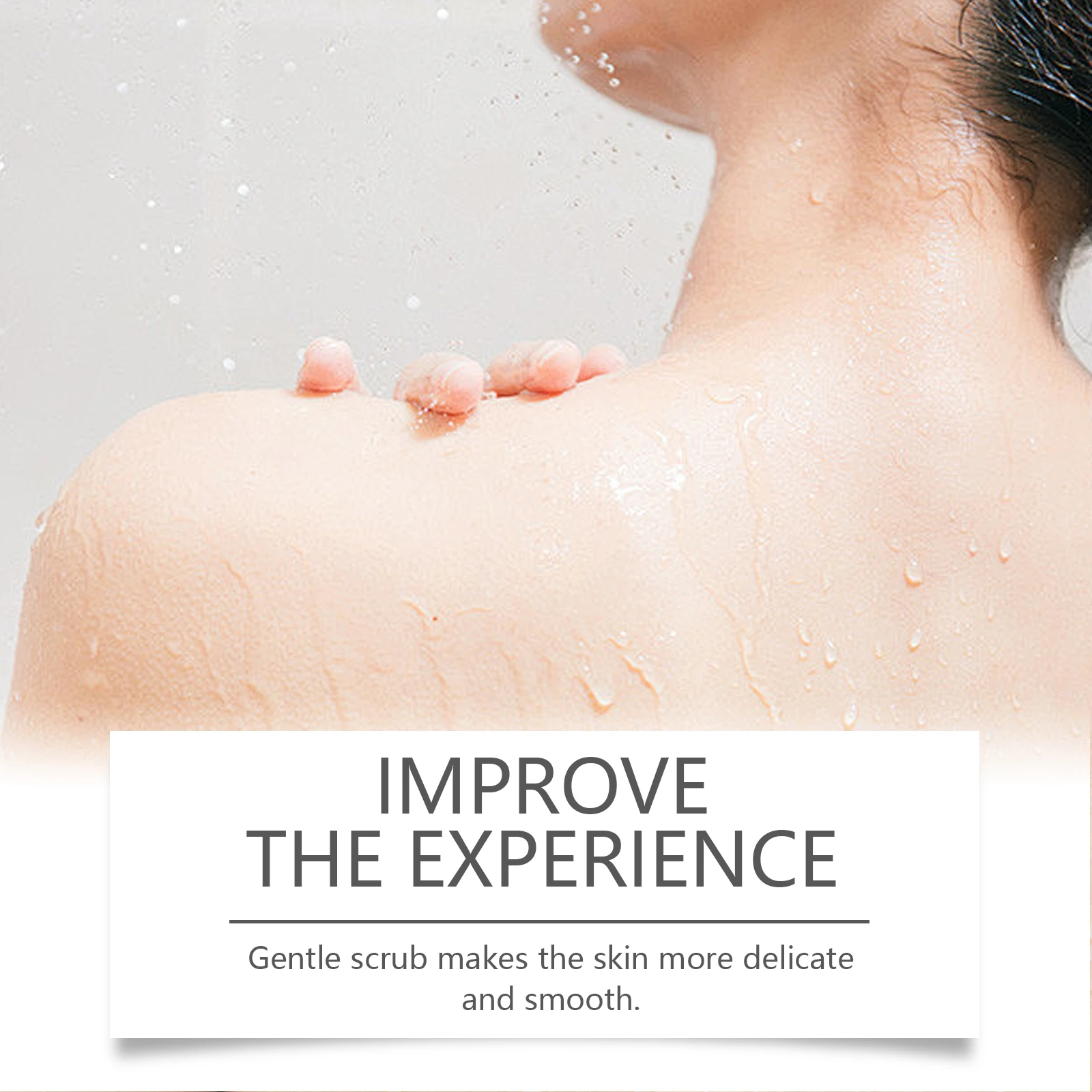 Pre Post-Shaving Care Exfoliating Body Scrub Remove Dead Smooth Moisturizing Gentle Cleansing Gentle Pain-Free Hair Removal New