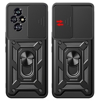 Armor Shockproof Case For Honor 200 Lite 200Pro Magnetic Ring Holder Slide Lens Cover For Honor 200 Smart Honor200 Pro 5G Funda