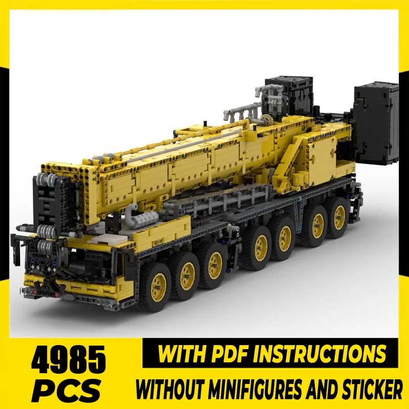 

Urban Vehicle Model Moc Building Bricks GMK7550 Engineering Vehicle Model Technology Modular Blocks Gift Christmas Toys DIY Sets