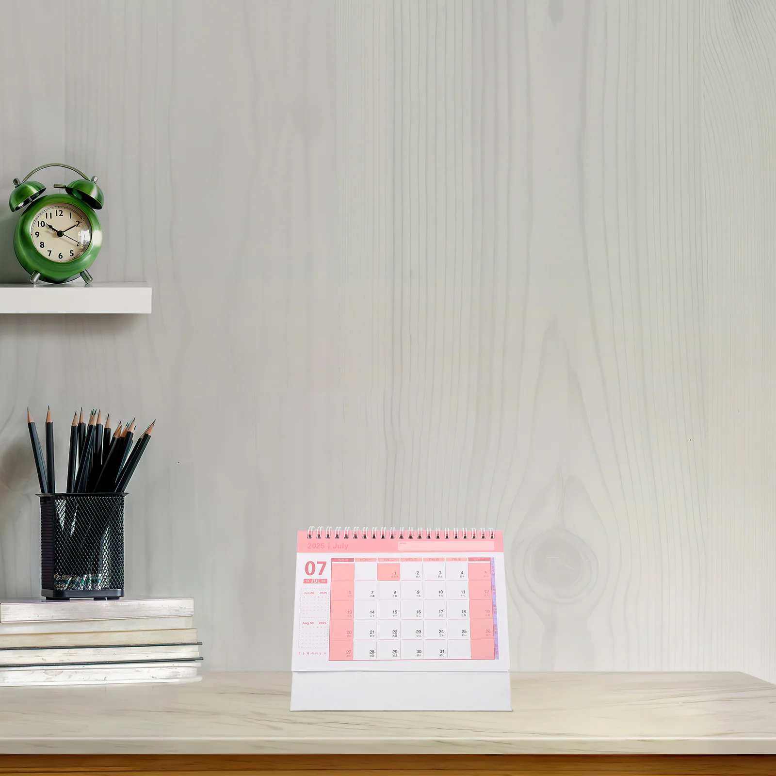 

Mini Desk Calendar 2024-2025, Year Of The Snake Feng Shui Lunar Planner Flip Tabletop Calendar For Office Home School Use Small