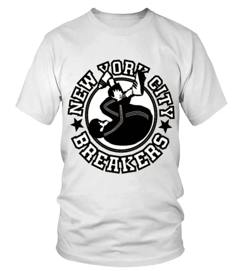 NEW YORK CITY BREAKERS T-SHIRT High Quality 100%Cotton Short Sleeve