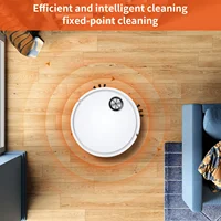 Robot Vacuum and Mop Combo, 2 in 1 Robotic Vacuum Cleaner with ，App/Remote, Strong Suction, Slim, Ideal for Hard Floor, Pet Hair 4