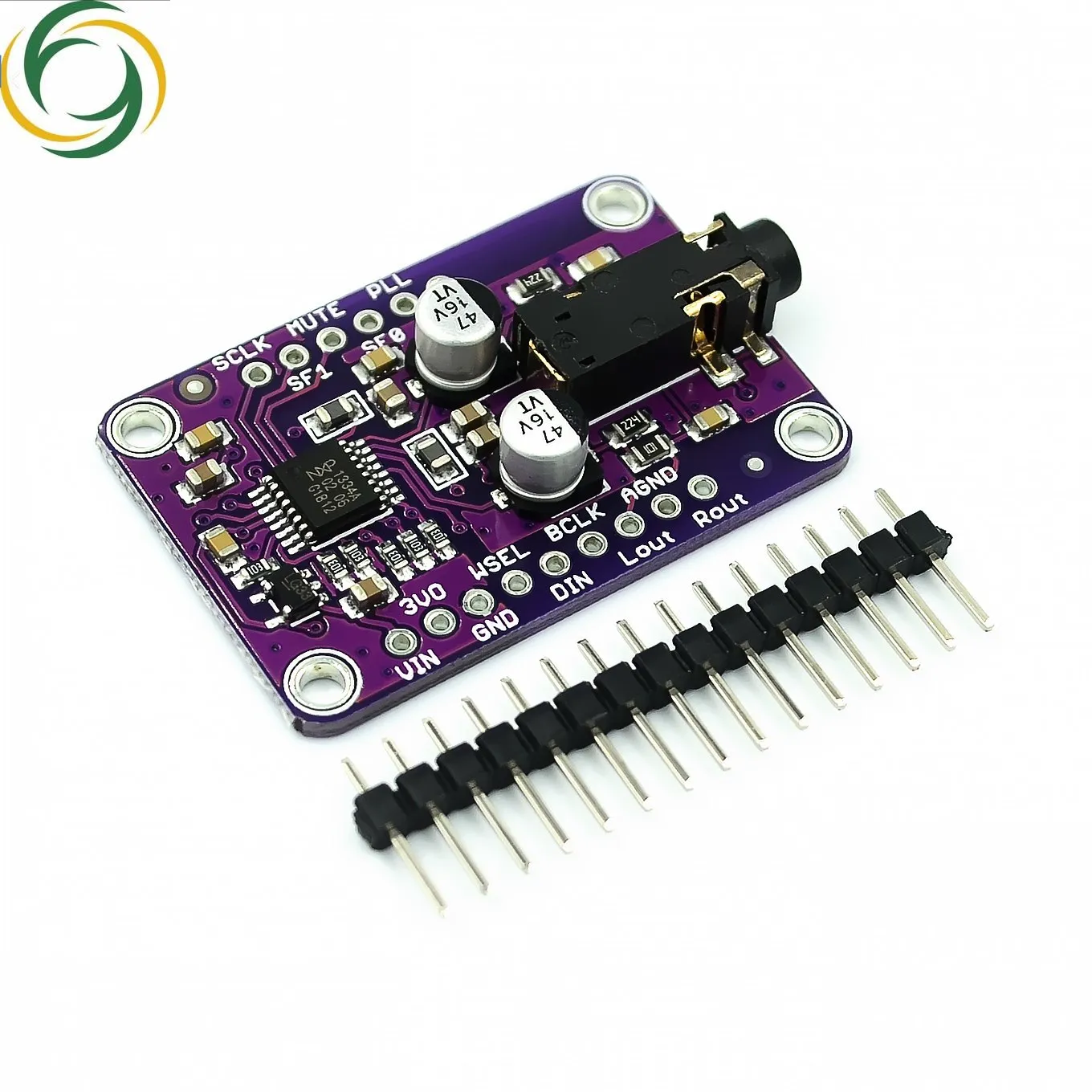 UDA1334A DAC מודול CJMCU-1334 UDA1334A I2S DAC אודיו סטריאו מפענח מודול לוח לarduino 3.3V - 5V