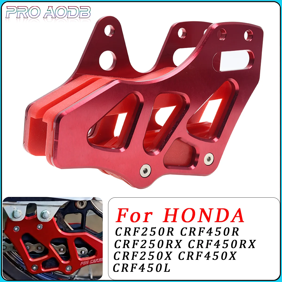 Motocross Sprocket Dedicated Chain Guide Guard Protection For Honda CRF250R 450R 250X 450X 250RX 450RX 450L 2007-2021 Dirt Bike