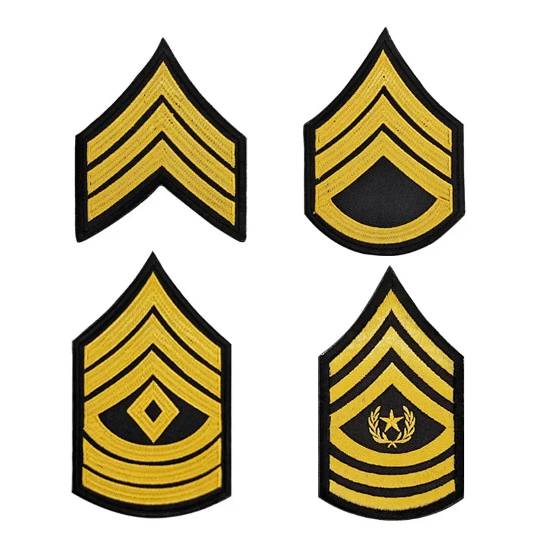 Level Tactical Patches Embroidery Cloth Sticker America Pilot Morale Badge for Military Outdoor Armband Hook & Loop Epaulettes