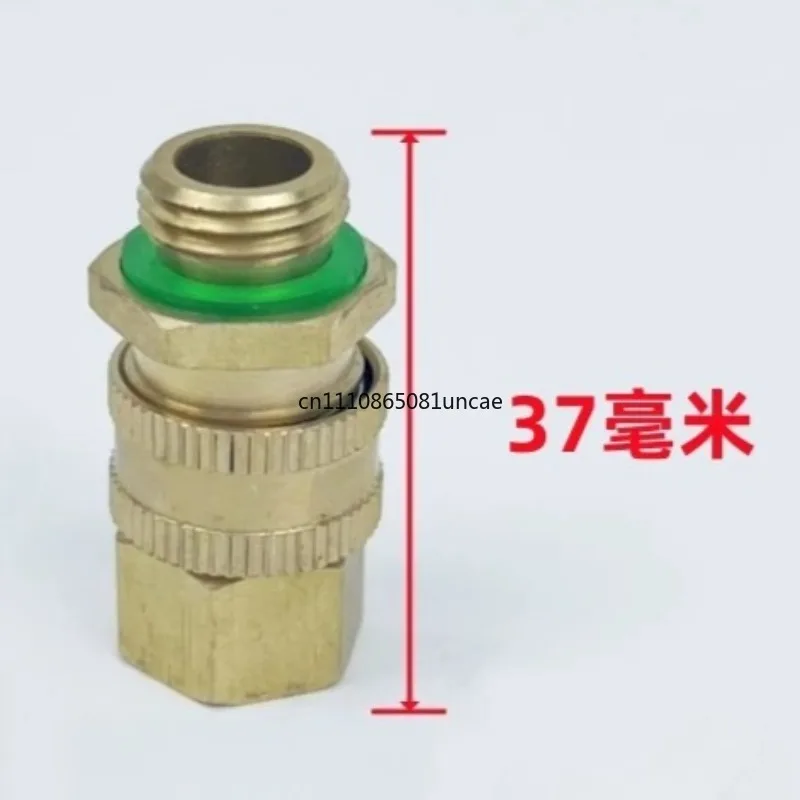 360° Rotatable Quick Disconnect Full Copper 1 Inch Inlet Return Water Joint For Agricultural Electric Sprayer High Pressure Hose