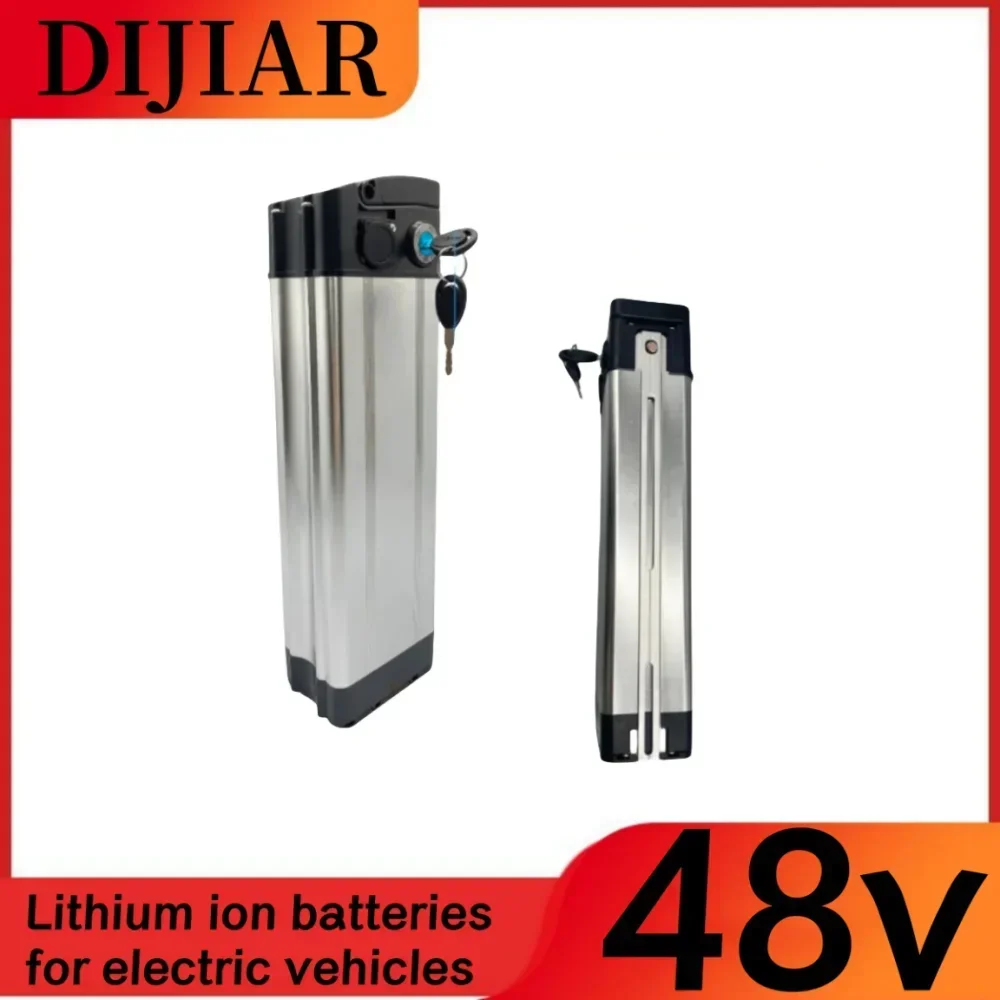 New Full Capacity Power 18650 Lithium Battery 48V10ah-50ah, Suitable for Silver Fish Style,+54.6V Lithium Battery Charger