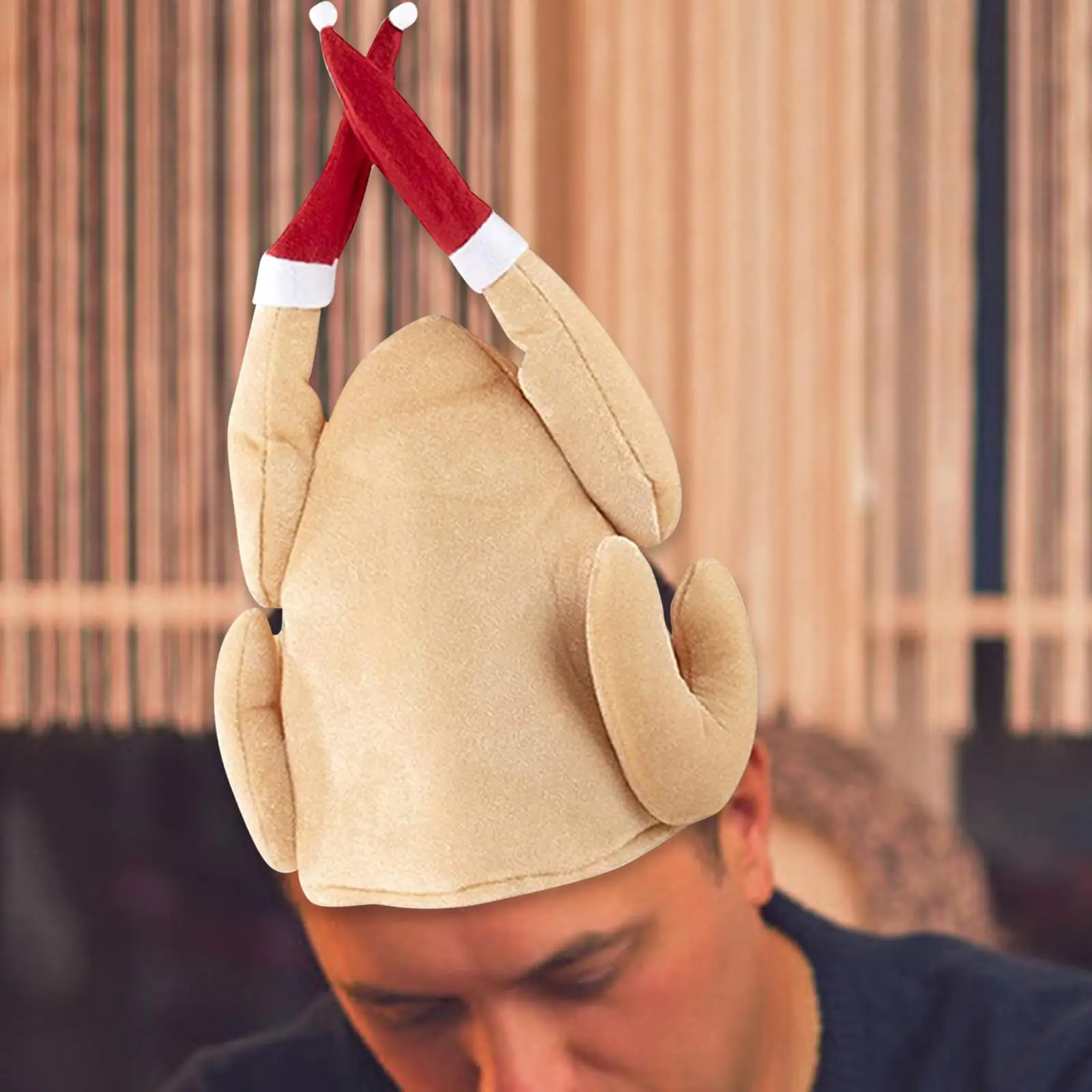 Kalkoenhoed Kostuums Accessoires Gekookte Kip Thanksgiving Day Hoeden voor Thanksgiving Dress up Rollenspel Carnaval Mannen Vrouwen