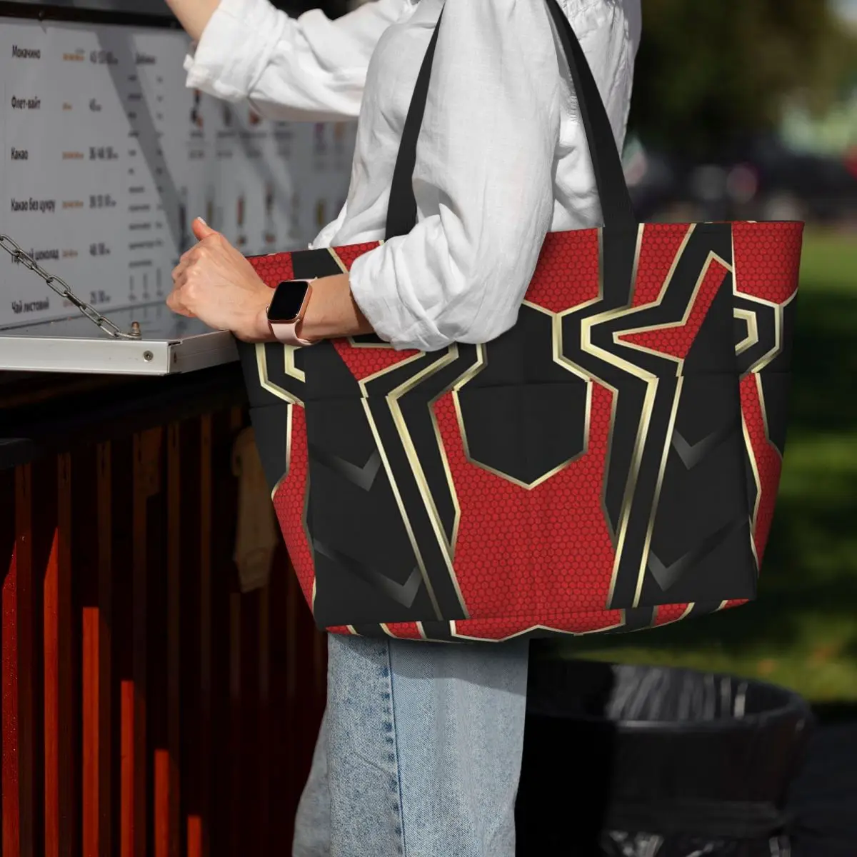 

Iron Spider Beach Tote Bag Sport Gym Yoga Duffle Large Tote Bag Women Travel Bag Fitness bag