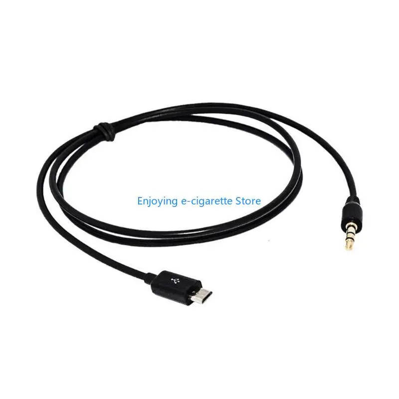 Micros USB auf 3,5 mm Stecker Audios Auto Auxs Kabel zum Anschluss an Autosysteme Y4QF – Detail 7