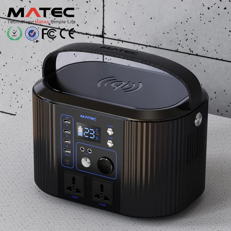 

AC/DC Outputs Portable 300W 500W 1000W 2000W Mobile Camping Battery Solar Generator Power Station