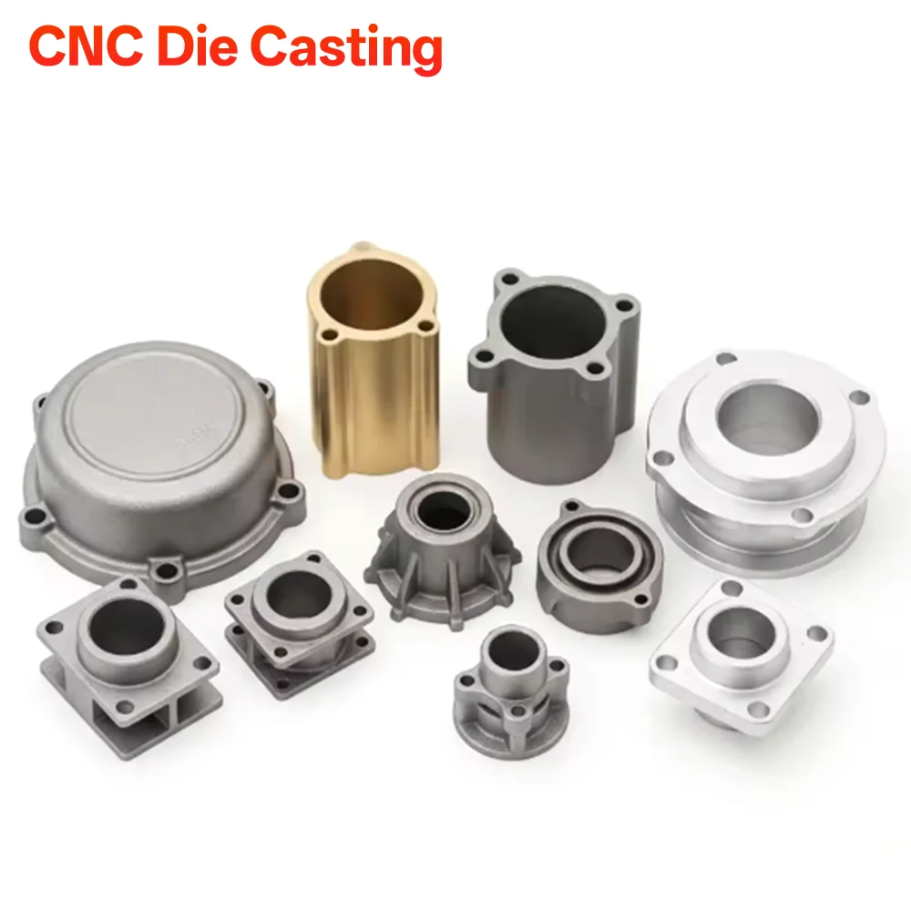 OEM Custom Aluminum Die Casting Auto Parts Service CNC Machined Alloy Automotive Chassis Bracket Steering Gear Housing Wheel Hub