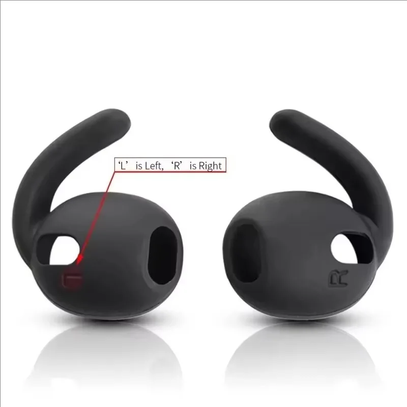 For Samsung Galaxy Buds 3 Flexible Soft Silicone Eartips Sport Earhooks Non-Slip Anti-Slip Comfortable Earbuds Case Cover Buds 3