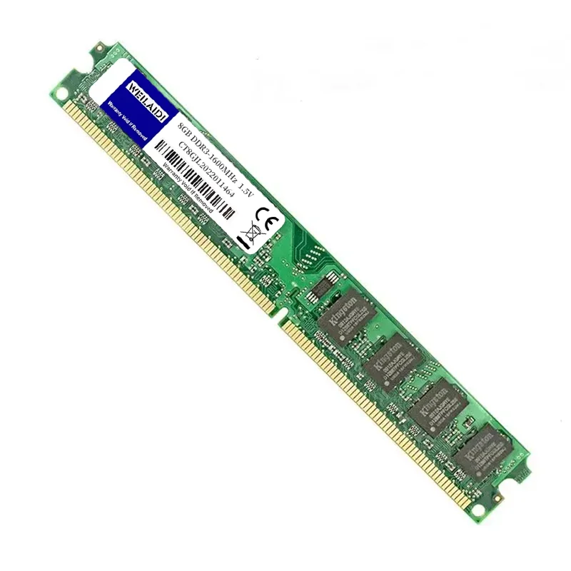 10PCS 30PCS 50PCS Memory RAM DDR3 8GB 1600MHZ PC3-12800 DIMM 2RX8 1.5V 240PIN NON-ECC Unbuffered  for desktop