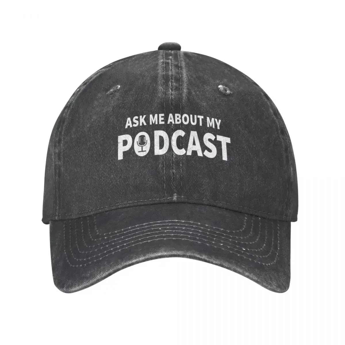 Ask Me Bout My Podcast Awesome Podcasting Host Cowboy Hat |-F-| western Hat cute Women Men's