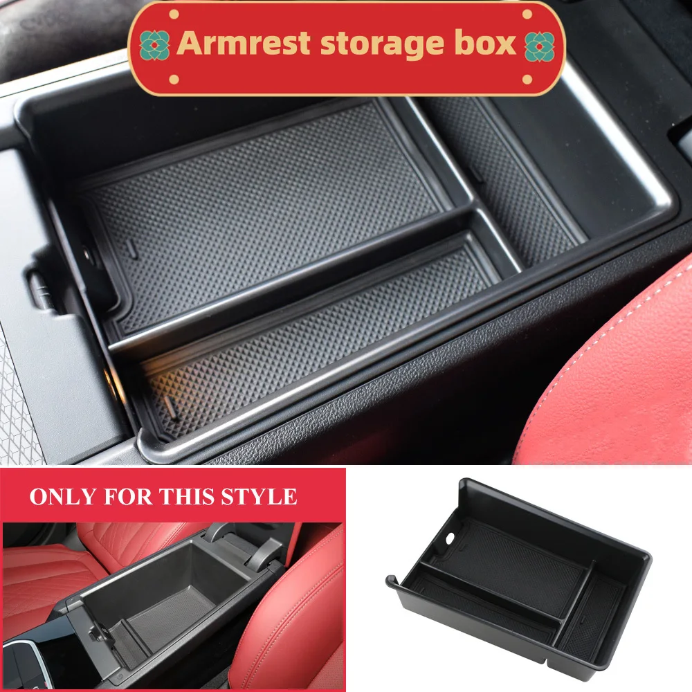 Car Armrest Storage Box Tray for BMW 3 Series G20 G21 2019-2023 4 Series G22 G23 2021-2023 Center Console Organizer Accessories