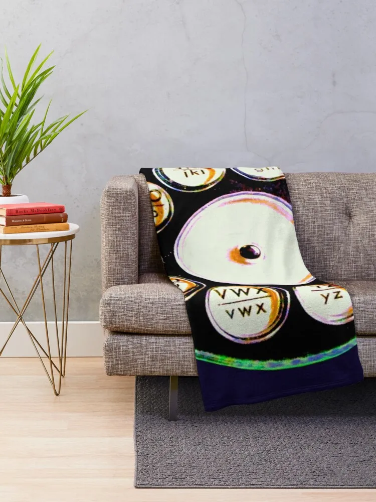 Retro old rotary phone dial Throw Blanket Soft for sofa Blankets