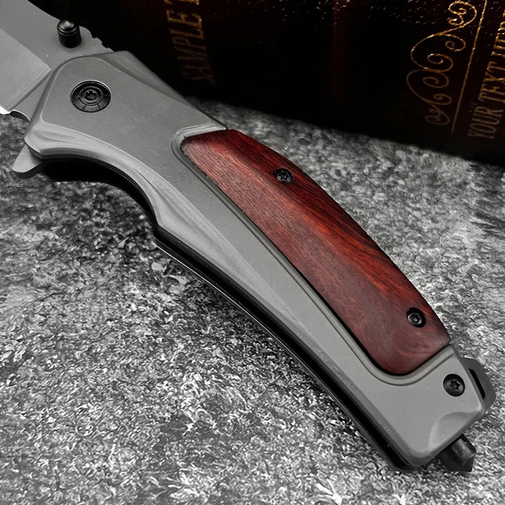 DA107 5Cr13Mov شفرة التخييم في الهواء الطلق سكين صيد صلابة عالية البرية بقاء جيب سكين للفرد التنزه تسلق سكين