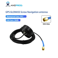 Antenna GPS IP66 SMA Fakra C, Antenna GPS GNSS attiva antenne gnss di navigazione con montaggio a vite