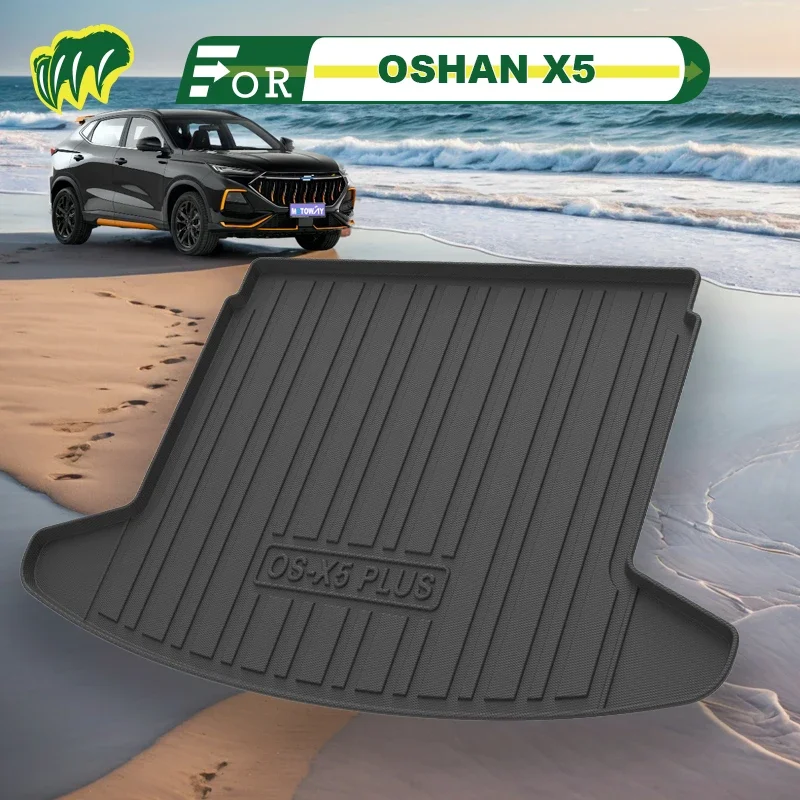 

For ChangAn OSHAN X5 PLUS 21 2022 2020-2023 Custom Fit Car Trunk Mat All Season Cargo Mat 3D Shaped Laser Measured Trunk Liners